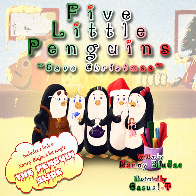 Five Little Penguins - Front Cover